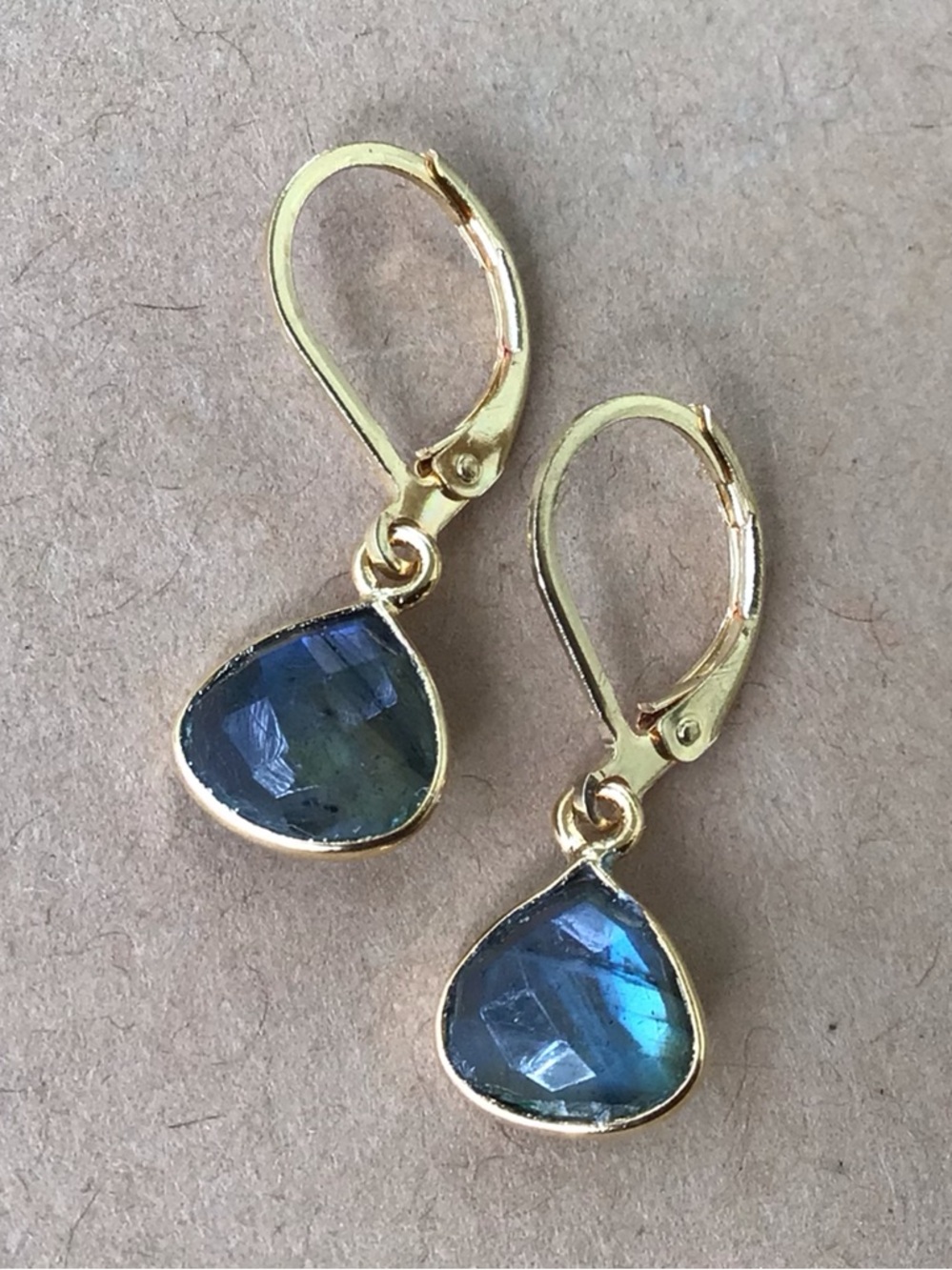 Natural Flashy Labradorite Sundance Charm Earrings SALE